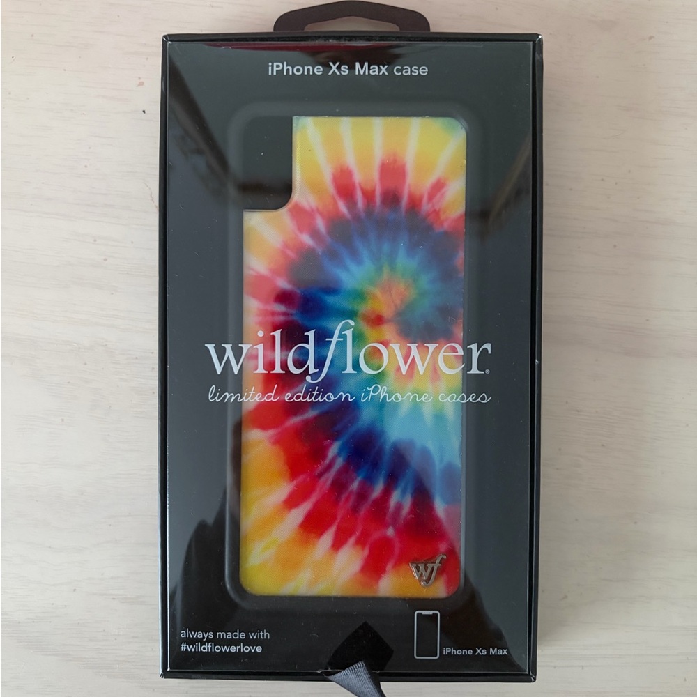 Wildflowers iPhone Xs Max Case - Colorful Tie-Dye